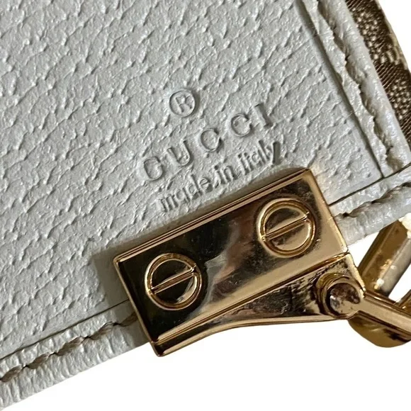 GUCCI GG Sherry Line Canvas Leather Wallet to Crossbody Bag ๐ผ - Picture 6 of 15